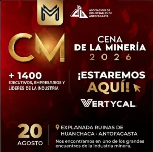 Vertycal en la Cena de la Minería 2026 en Antofagasta