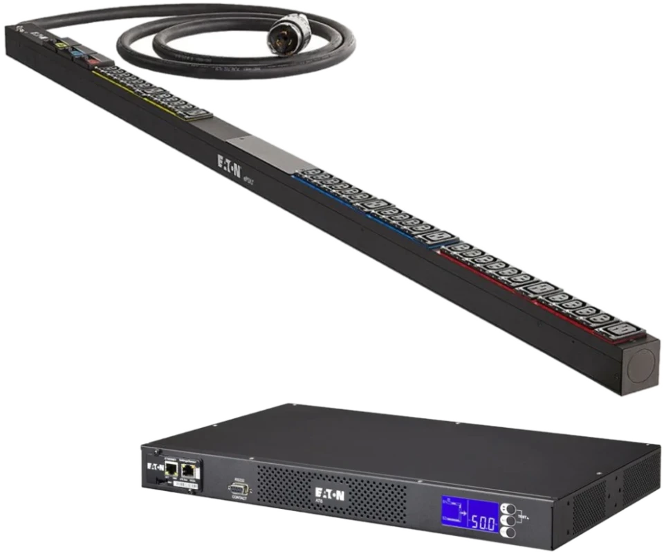 PDU Eaton ePDU G3 y ATS 16 de transferencia automática