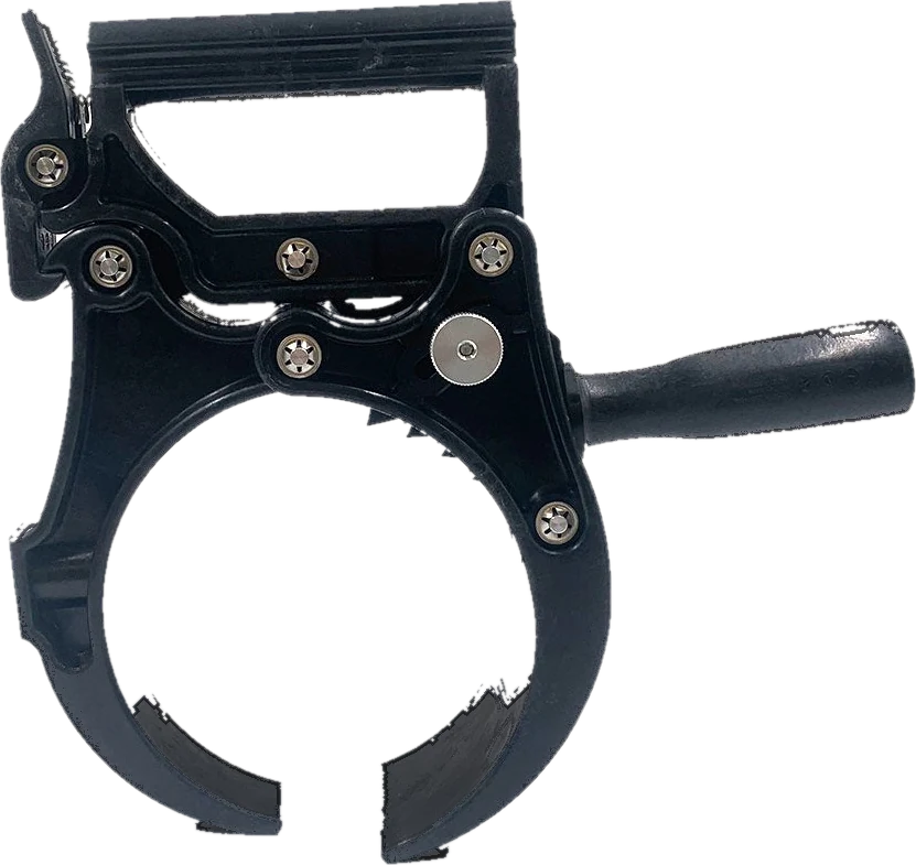 Manilla Handle-Tech para manguera, vista de frente