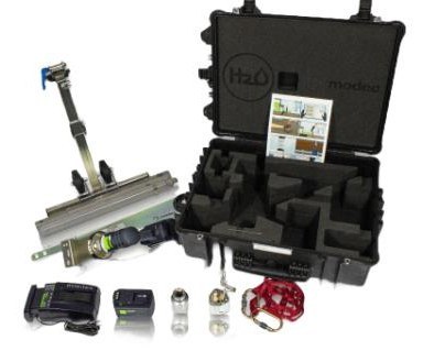 Kit H2O de Modec en su maleta